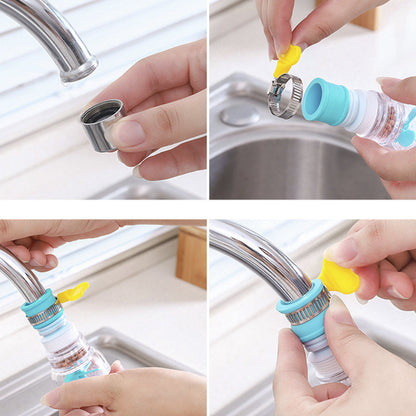 360 Degree Water Tap Rotating Shower