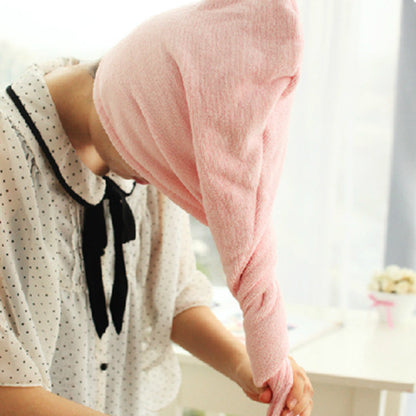 Soft Turban Twist Microfiber Hair Towel Wrap