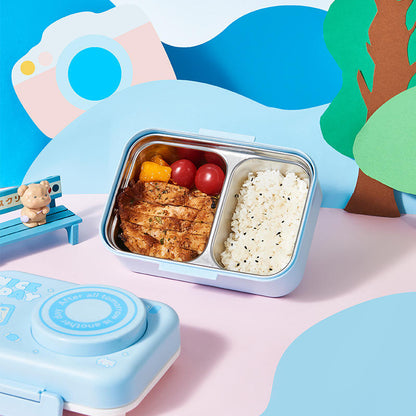 Camera Design Bento Lunch Box-Pink