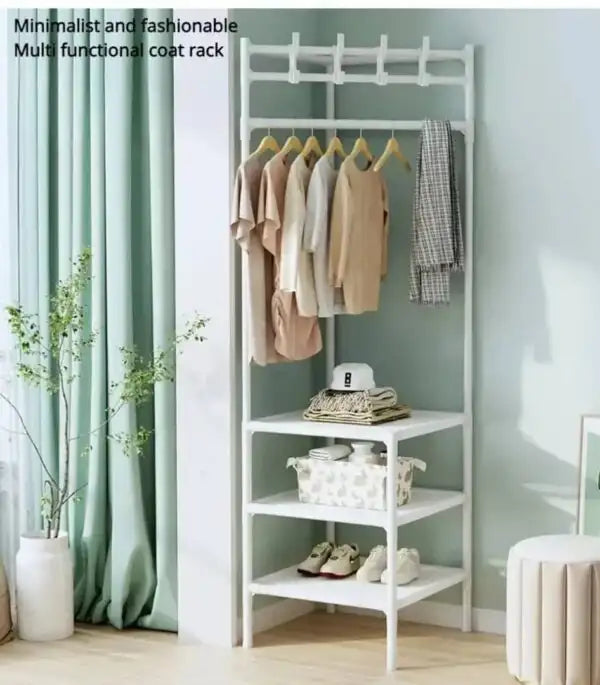 Multi Layer Cloth Corner Rack