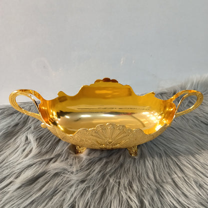 Golden Luxury Boat Style Bowl