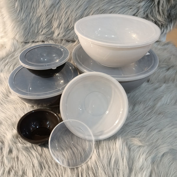 PLASTIC NESTING BOWL SET 12-PCS