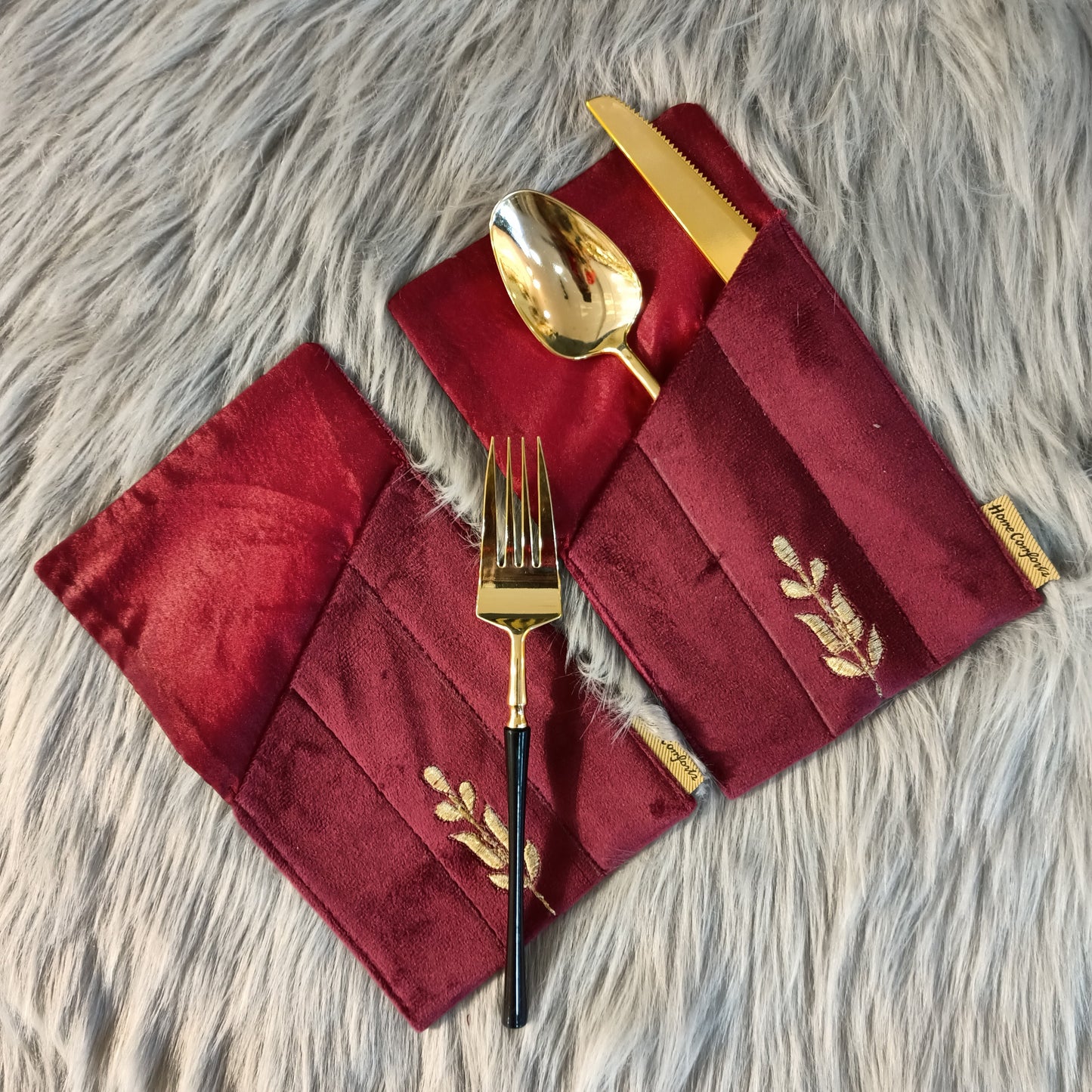 Golden Spoon Holder 6Pc