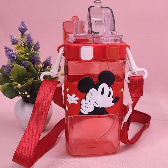 Mickey Mouse Water Bottle -Red