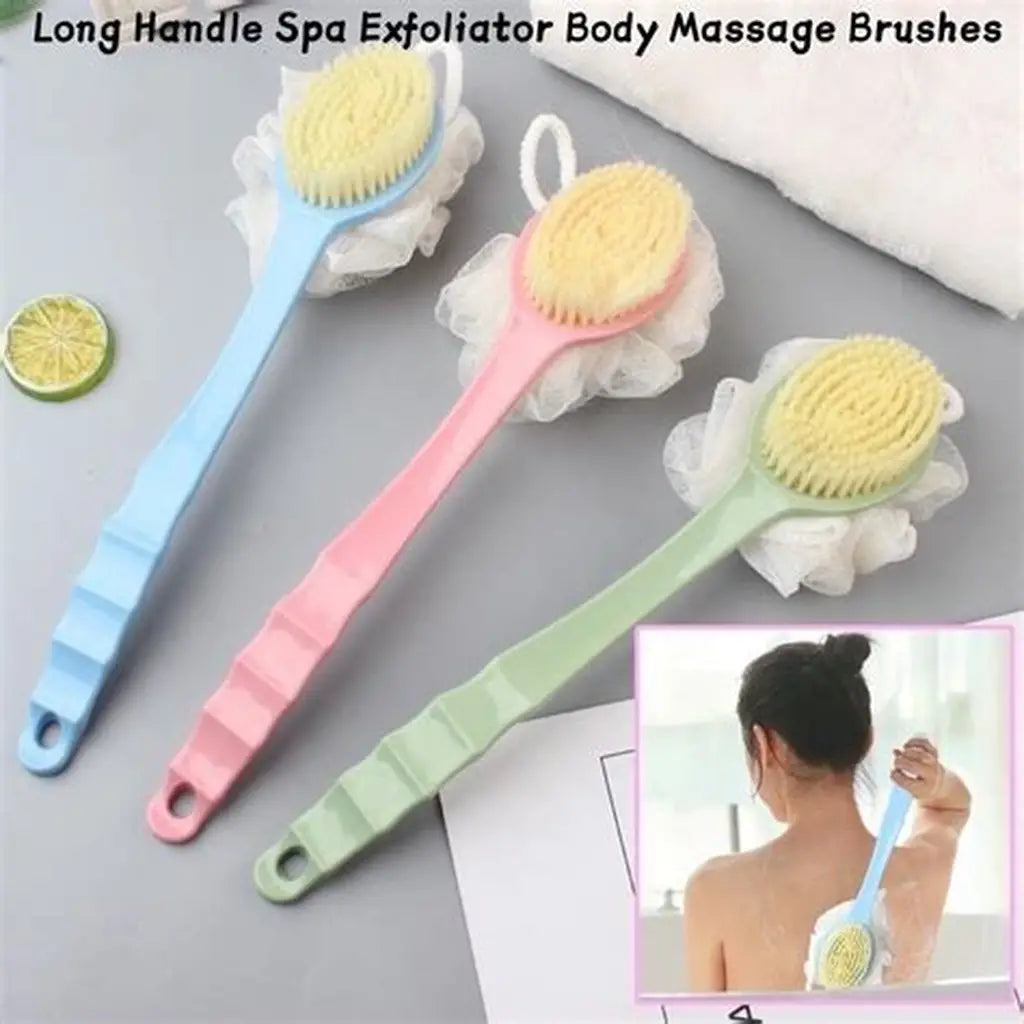 2 in 1 Long Handle Bath Body Brush