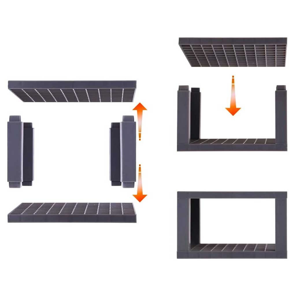 Paint Brush Holder Organizer 96 Slots