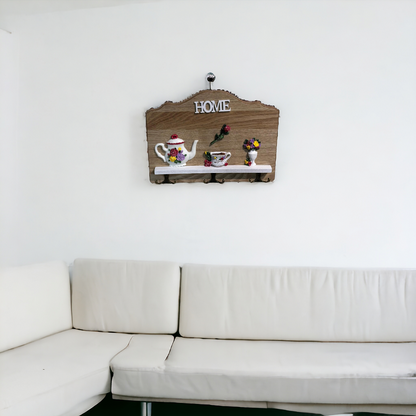Wooden Key Hanger Home-2509