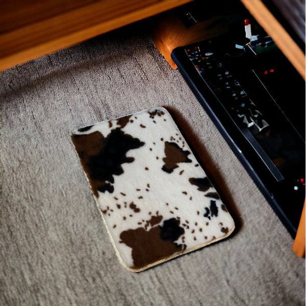 Floral Fur Floor Mat-D3