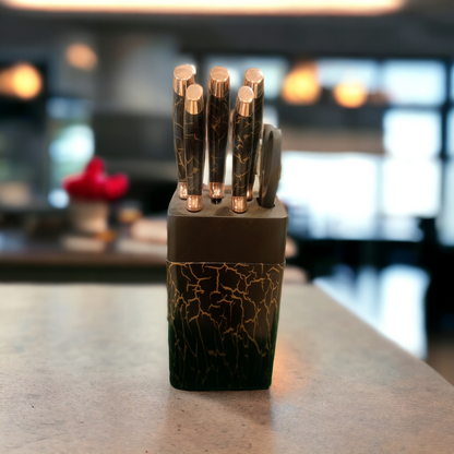 Knife Set with Stand -D2