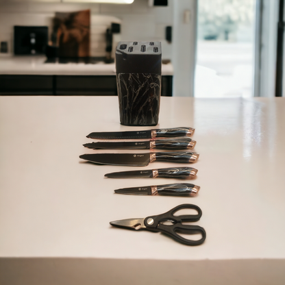 Knife Set with Stand -D2