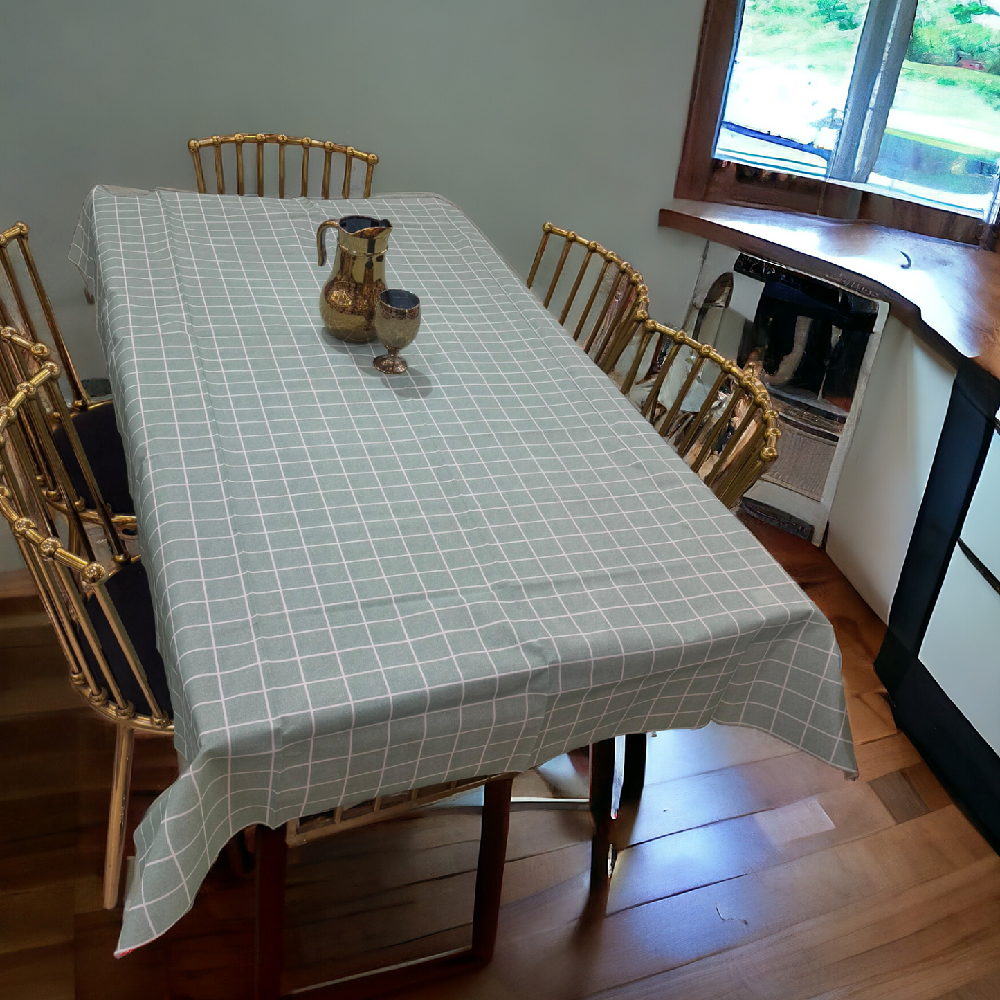 Rectangular Table Cover Protector-Green
