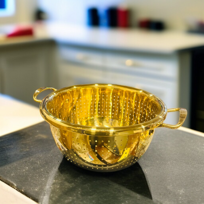 Multi-Functional Golden Drain Basket -20cm