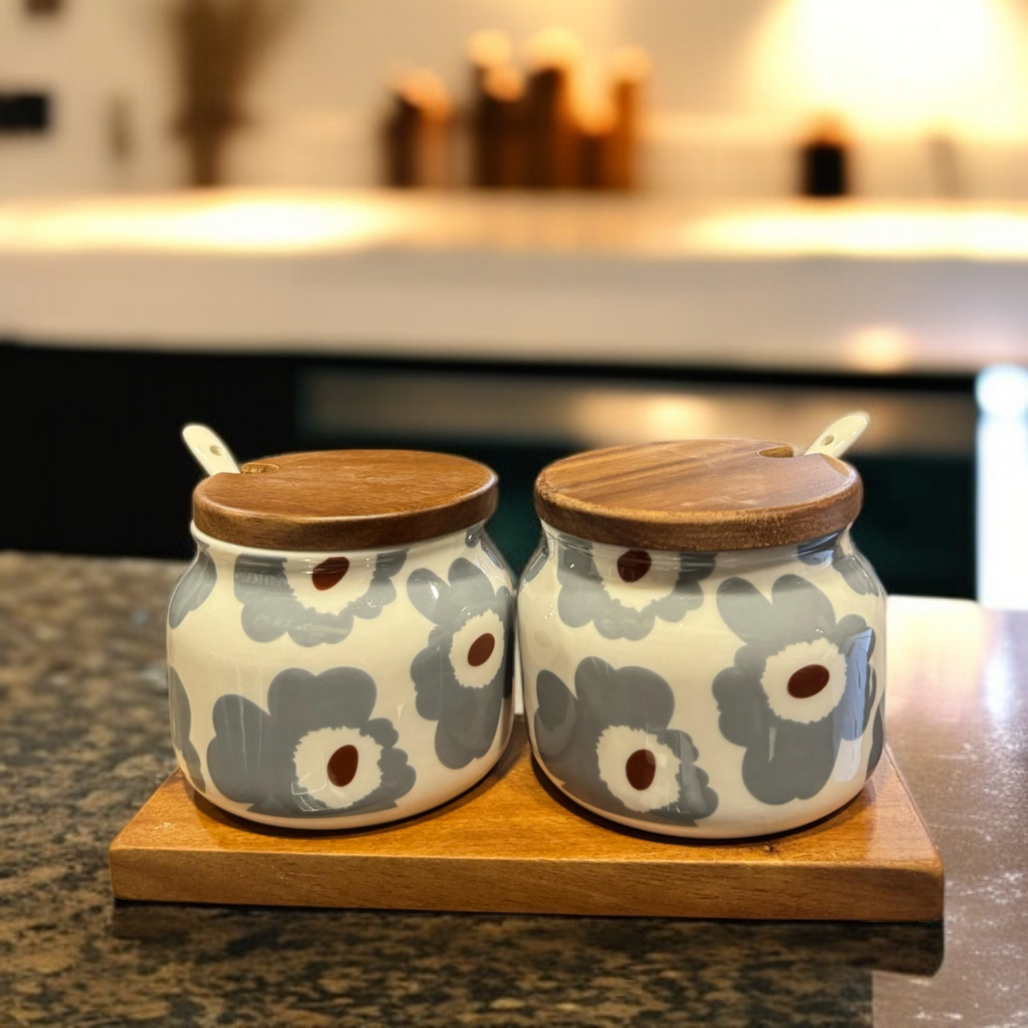 2 Pcs Sugar Pot Set