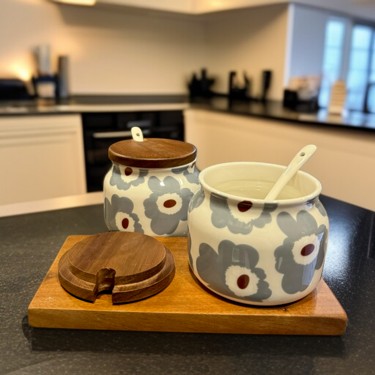 2 Pcs Sugar Pot Set