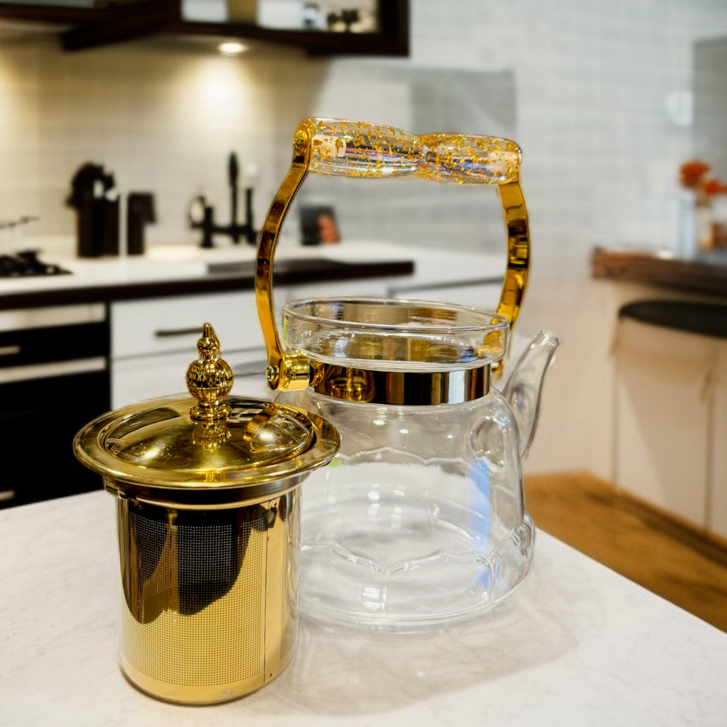 Glass Tea Pot 1000 ML -D1