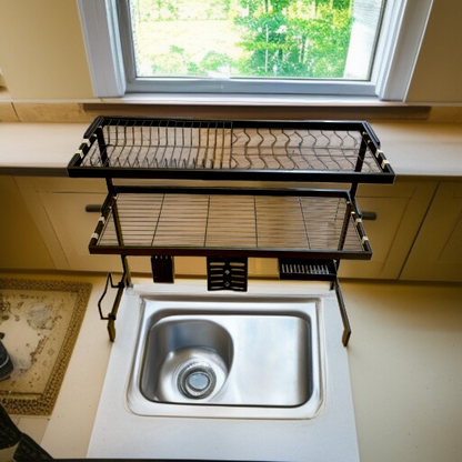 Double Layer Kitchen Sink Rack