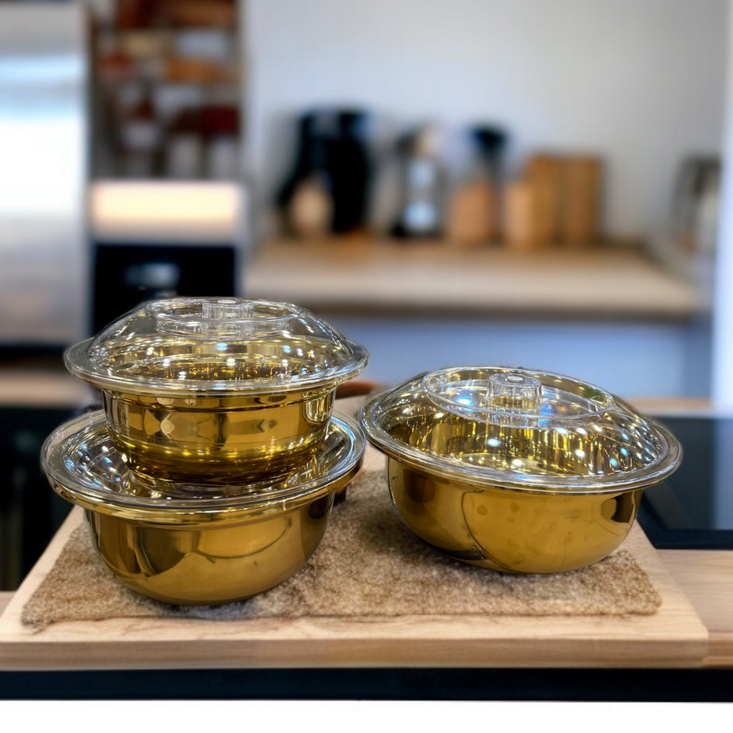 Stainless Steel 3 Pcs Bowl Set