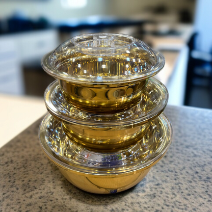 Stainless Steel 3 Pcs Bowl Set