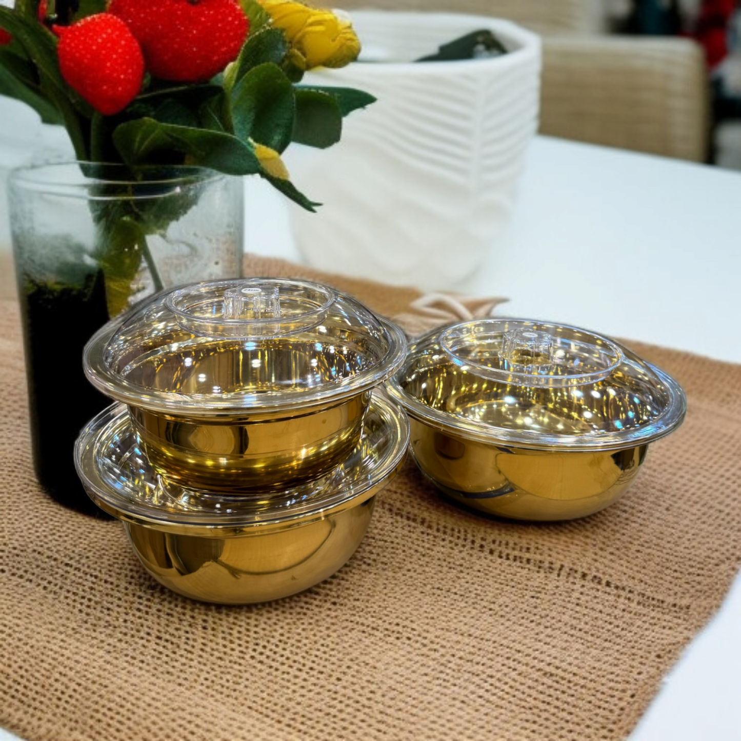 Stainless Steel 3 Pcs Bowl Set