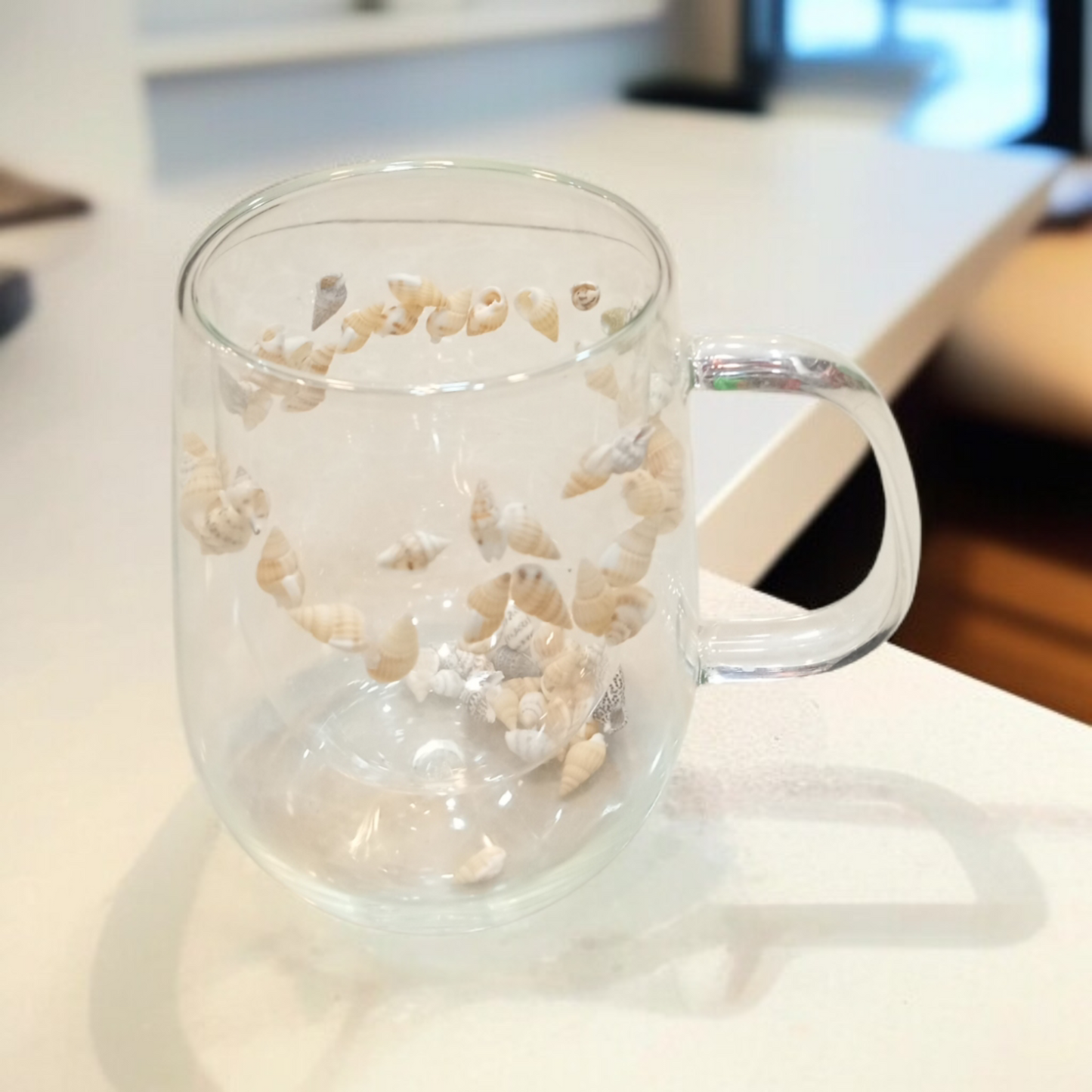 Glass Double Wall Mug Large