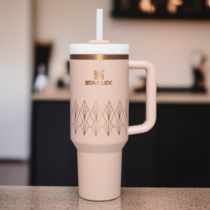 Stanley Thermos Cup Glossy Printed-Pink