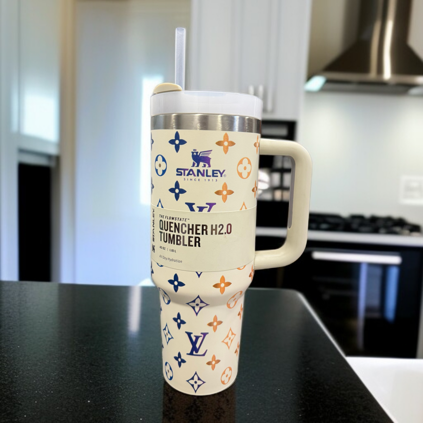 Stanley Thermos Cup L.V Printed-Offwhite
