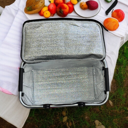 Foldable Insulated Picnic Basket-D7