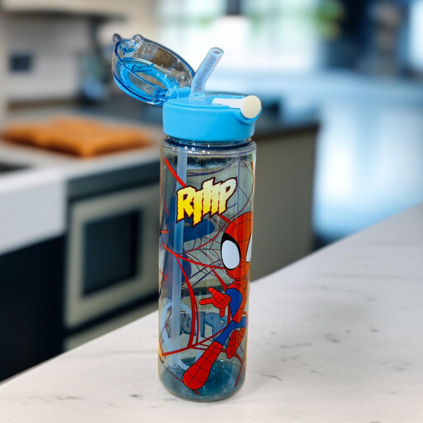 Spider Man Printed Water Bottle