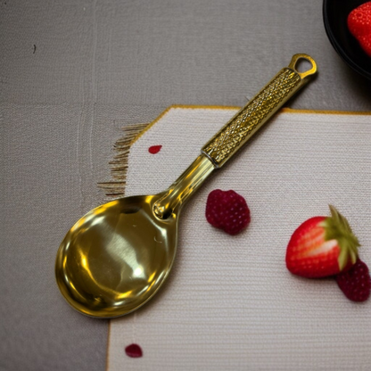 Stainless Steel Golden Spoon-D5