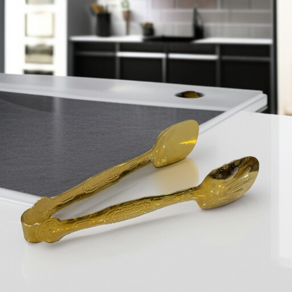Golden Serving Tong