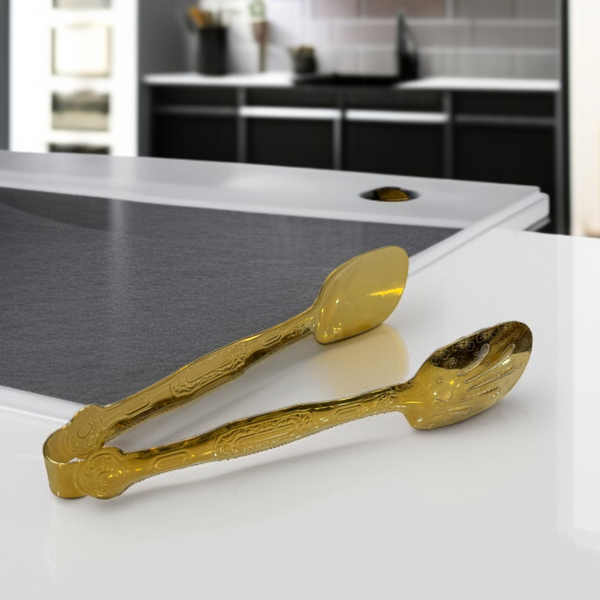 Golden Serving Tong