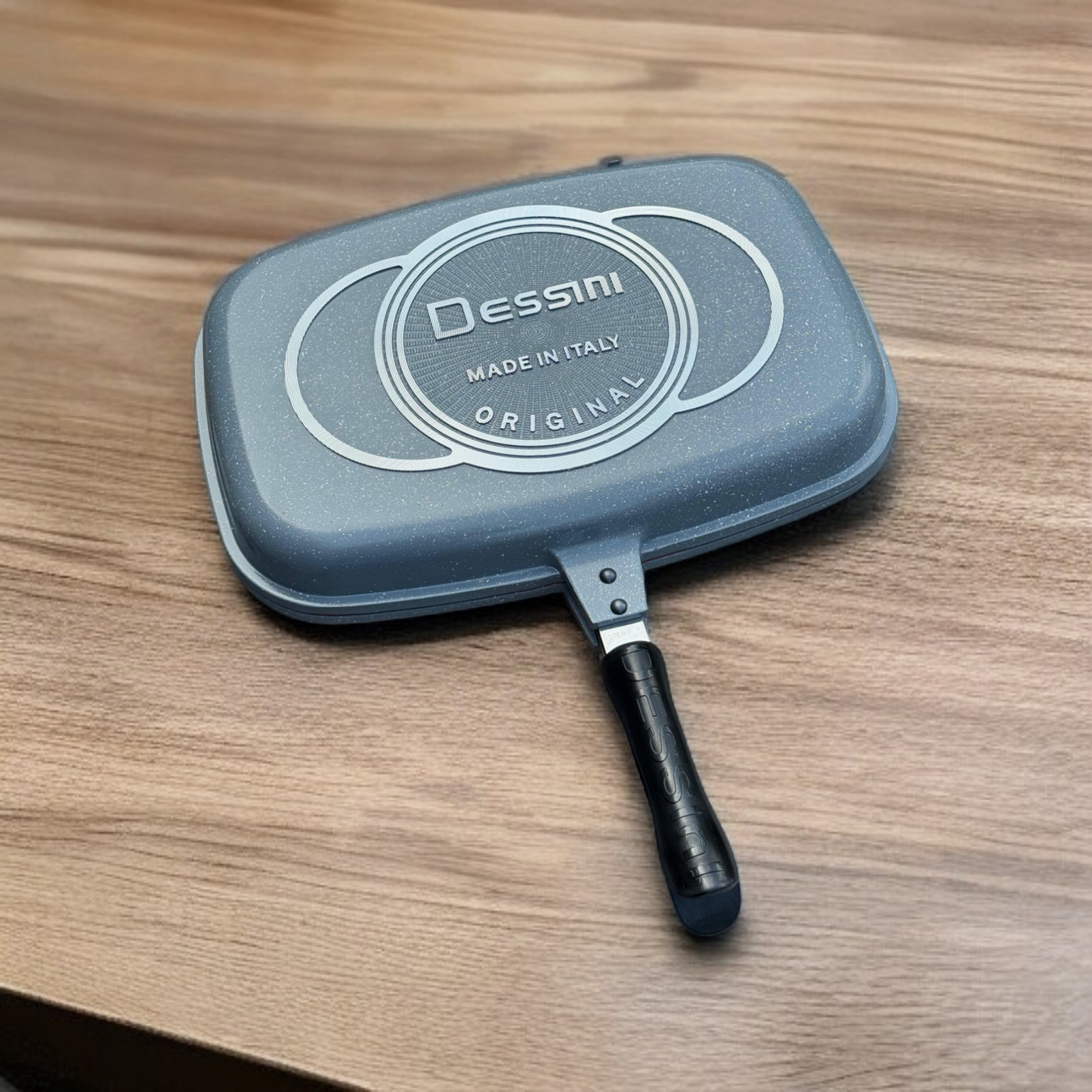 Double Sided Grill Pan Grey-40cm