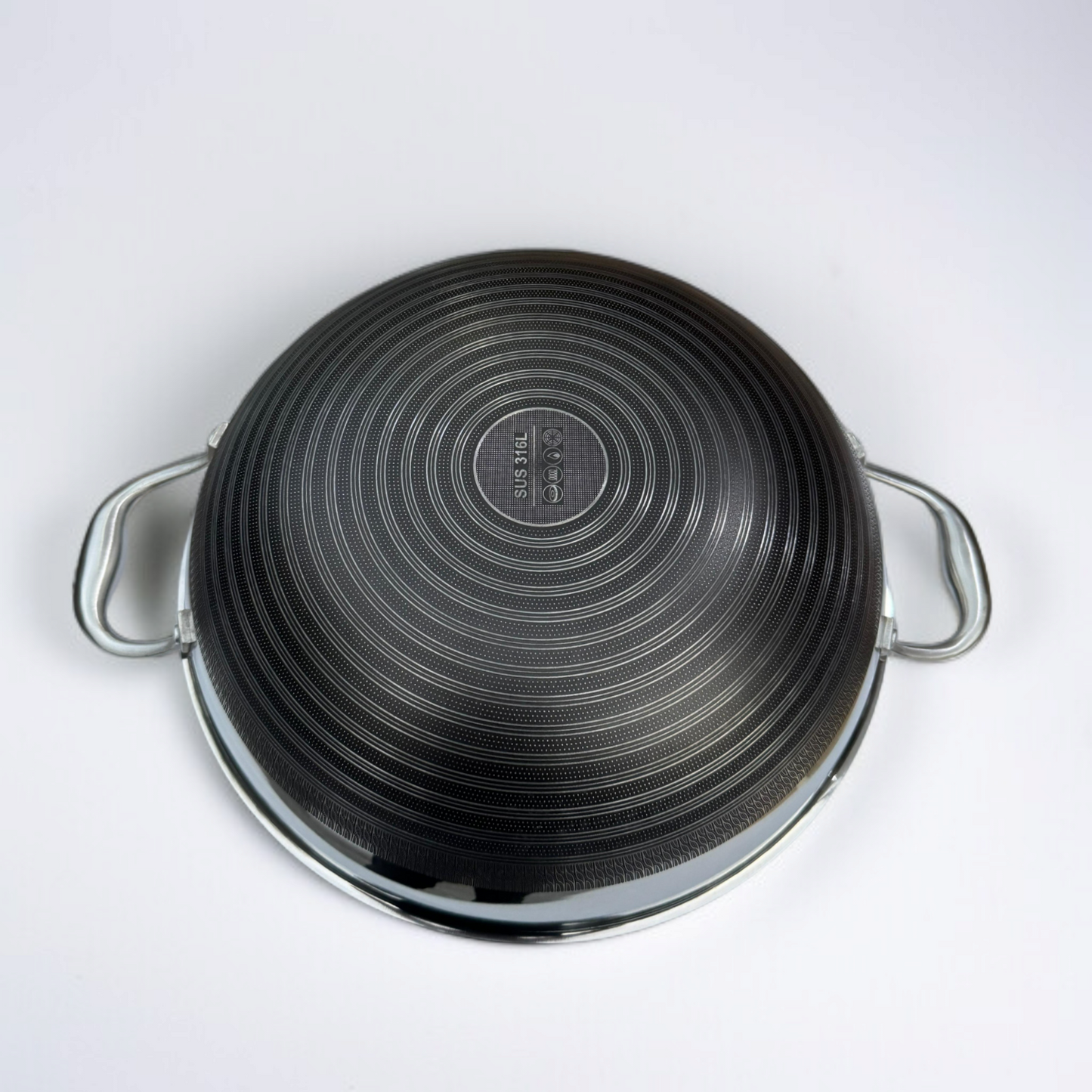 Double Handle Laser Coating Wok-32cm