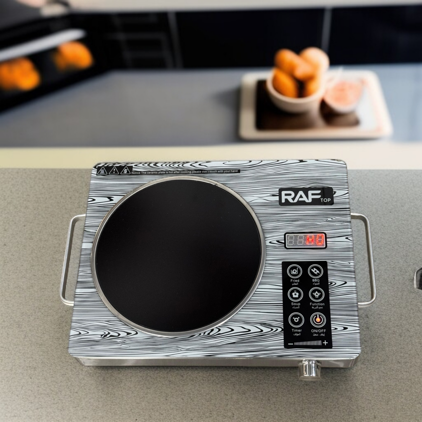 Raf Infrared Electric Stove-Grey