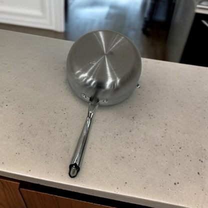 Stainless Steel Laser Coating Sauce Pan-22cm