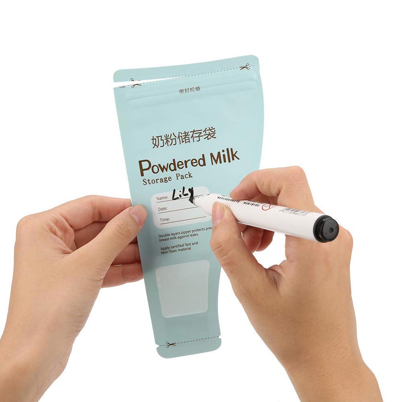 30pcs/lot BPA Free Disposable Travel Baby Milk Pouches