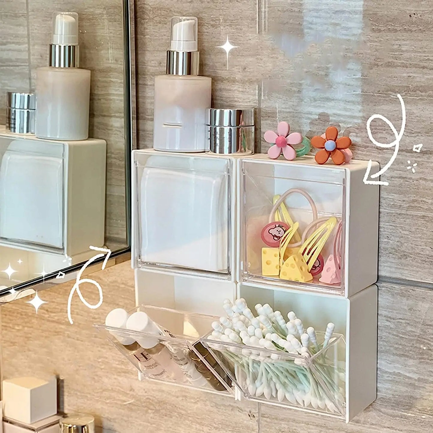 Multifunctional Wall Mounted Flip Storage Box