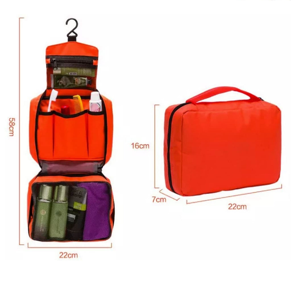 Travel Toiletery Storage Bag -Red