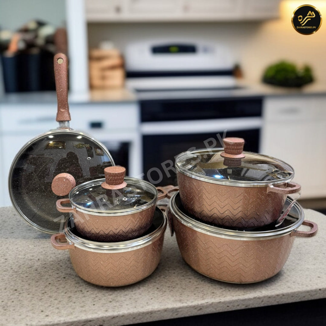 Unique 12 Pcs Cookware Set