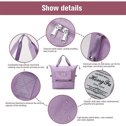 Large Capacity Travel Storage Bag (Light Purple)