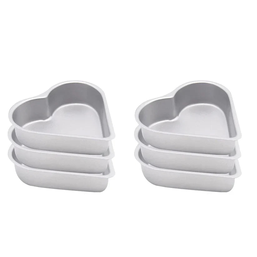 Jelly Mold Mini 6 Pcs Heart Shapes