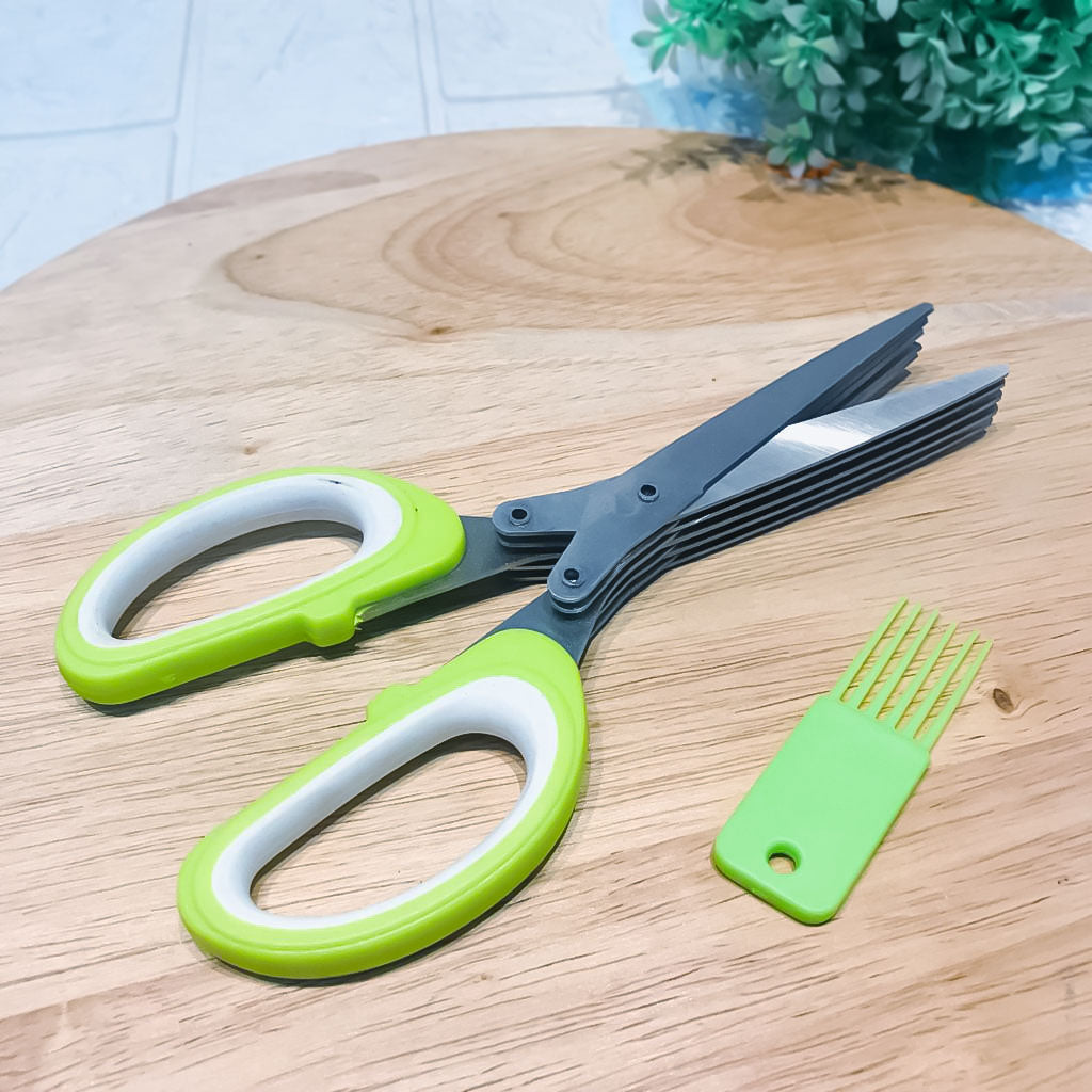Vegetable Scissor With Cleaning Brush