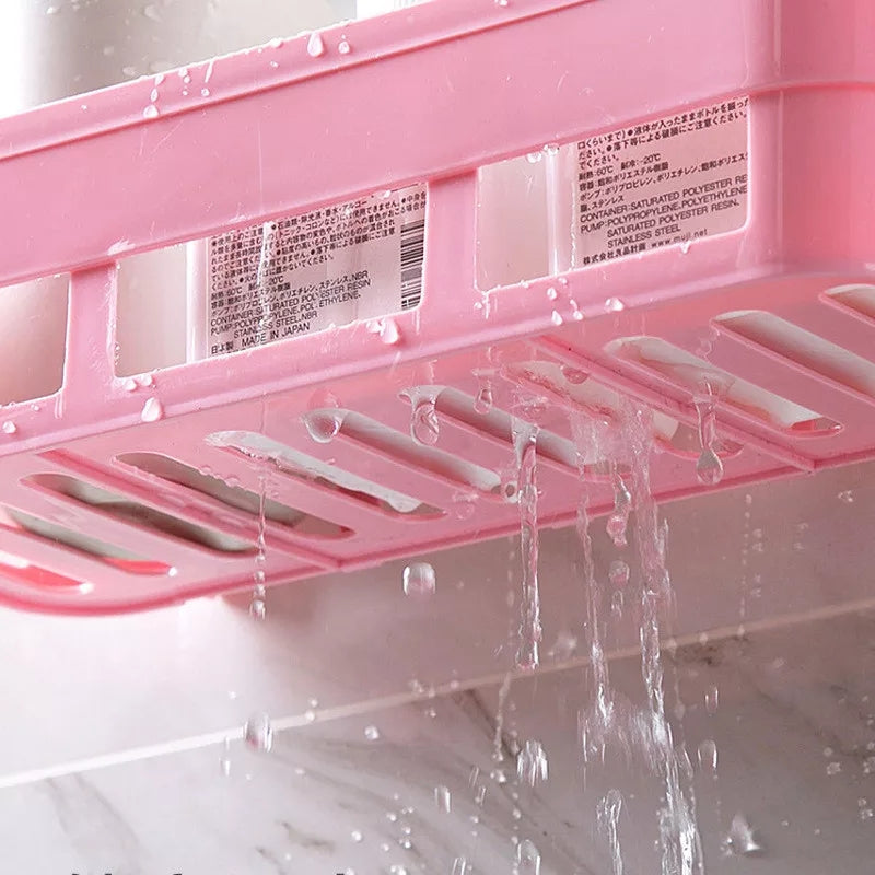 Kitchen, Bathroom Storage Shelf, Rack Screw less
