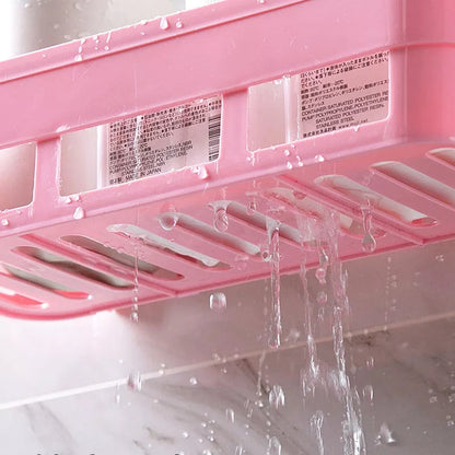 Kitchen, Bathroom Storage Shelf, Rack Screw less