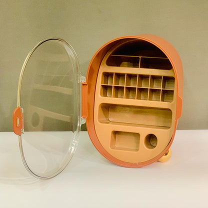 Cosmetics & Lipstick Storage and Organizer(Red)