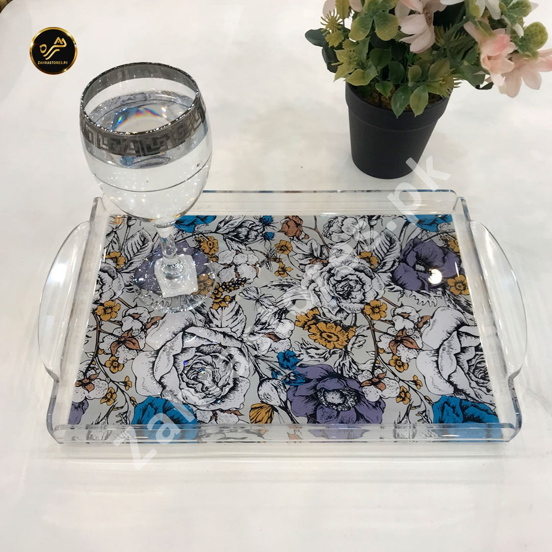Crystal Serving Tray CT-02 (Medium)