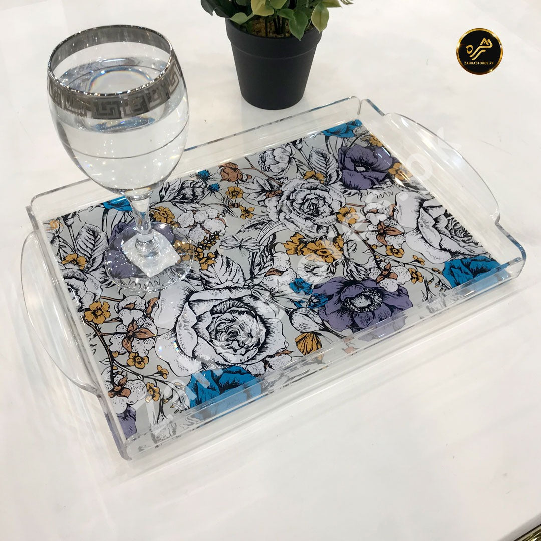 Crystal Serving Tray CT-02 (Medium)