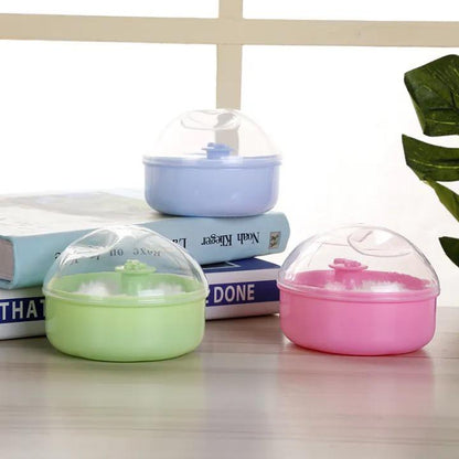 Baby Soft Face Body Powder Puff Box
