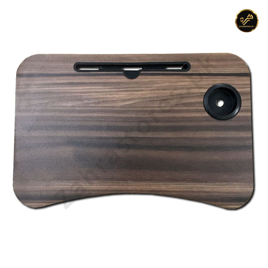High Quality Portable Folding Laptop Table(Brown)