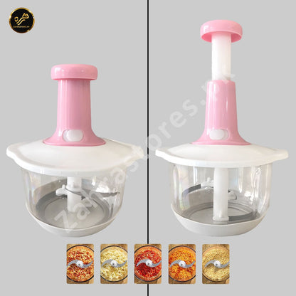 Hand Pressure Vegetable Chopper 2 Liter